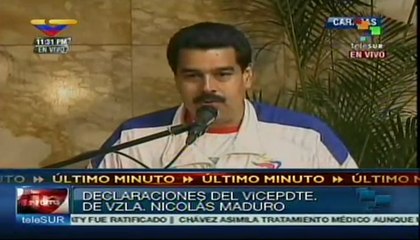 Chávez sostiene reunión de trabajo con su vicepresidente