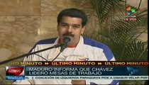 La economía, uno de los temas tratados con Chávez: Maduro