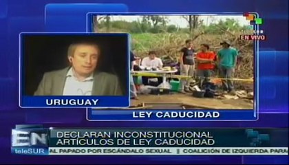 Máximo tribunal de Uruguay afirma prescripción de delitos