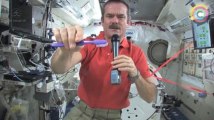 Chris Hadfield on brushing his teeth in space