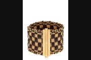 Carolina Bucci  Woven Checked Leather Bracelet Uk Fashion Trends 2013 From Fashionjug.com