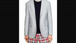 Tommy Hilfiger  Striped Linen Cotton Jacket Uk Fashion Trends 2013 From Fashionjug.com