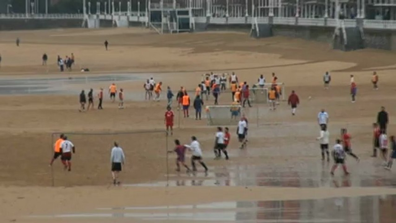 Playa de San Lorenzo de Gijón. Asturias