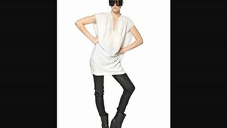 Rick Owens  Viscose Cady Tunic Dress Uk Fashion Trends 2013 From Fashionjug.com