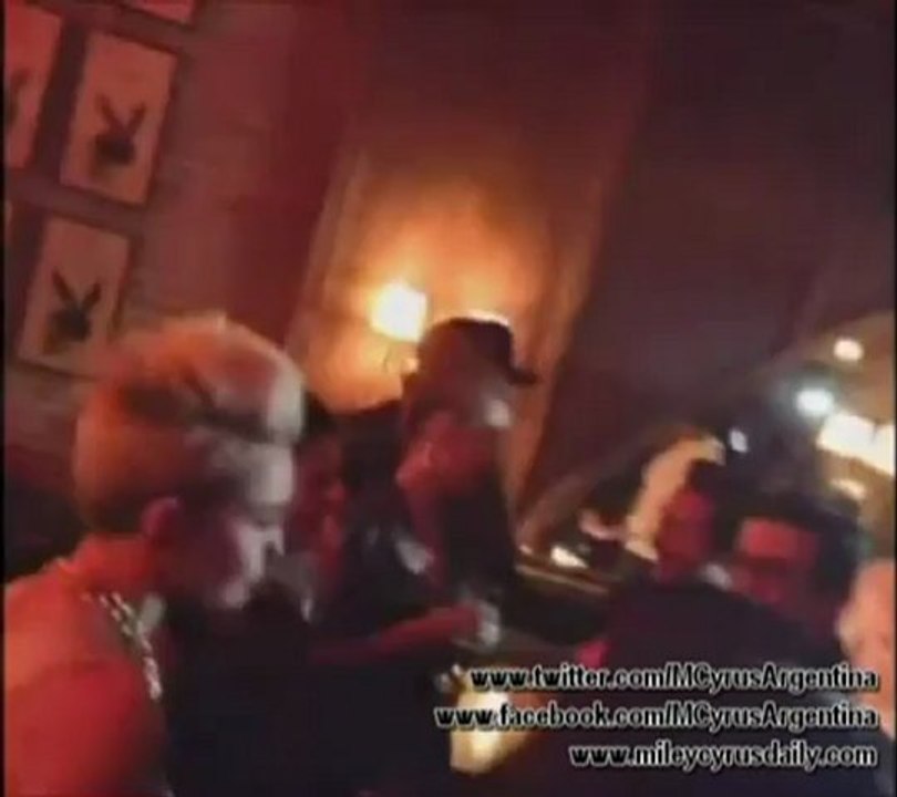 Miley Cyrus at the Cosmopolitan party in New York