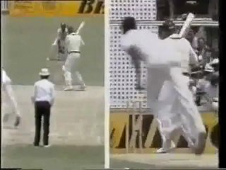 Michael Holding bowled Rodney Hogg