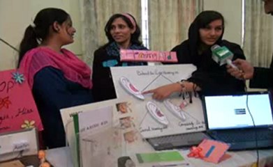 Anila Chodhary at Govt. Training College for teachers of the deaf