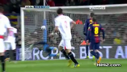 هدف بوتيا - برشلونة 0-1 اشبيلية
