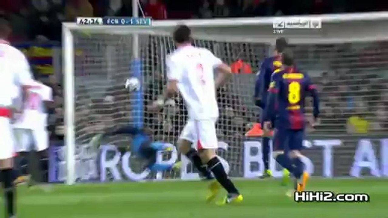 هدف بوتيا - برشلونة 0-1 اشبيلية