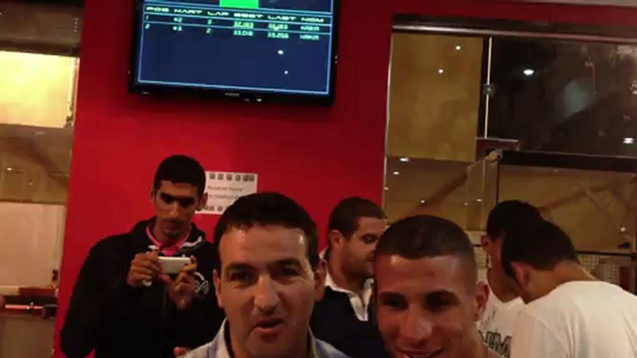 toufik makhloufi chez Megakart karting cheraga