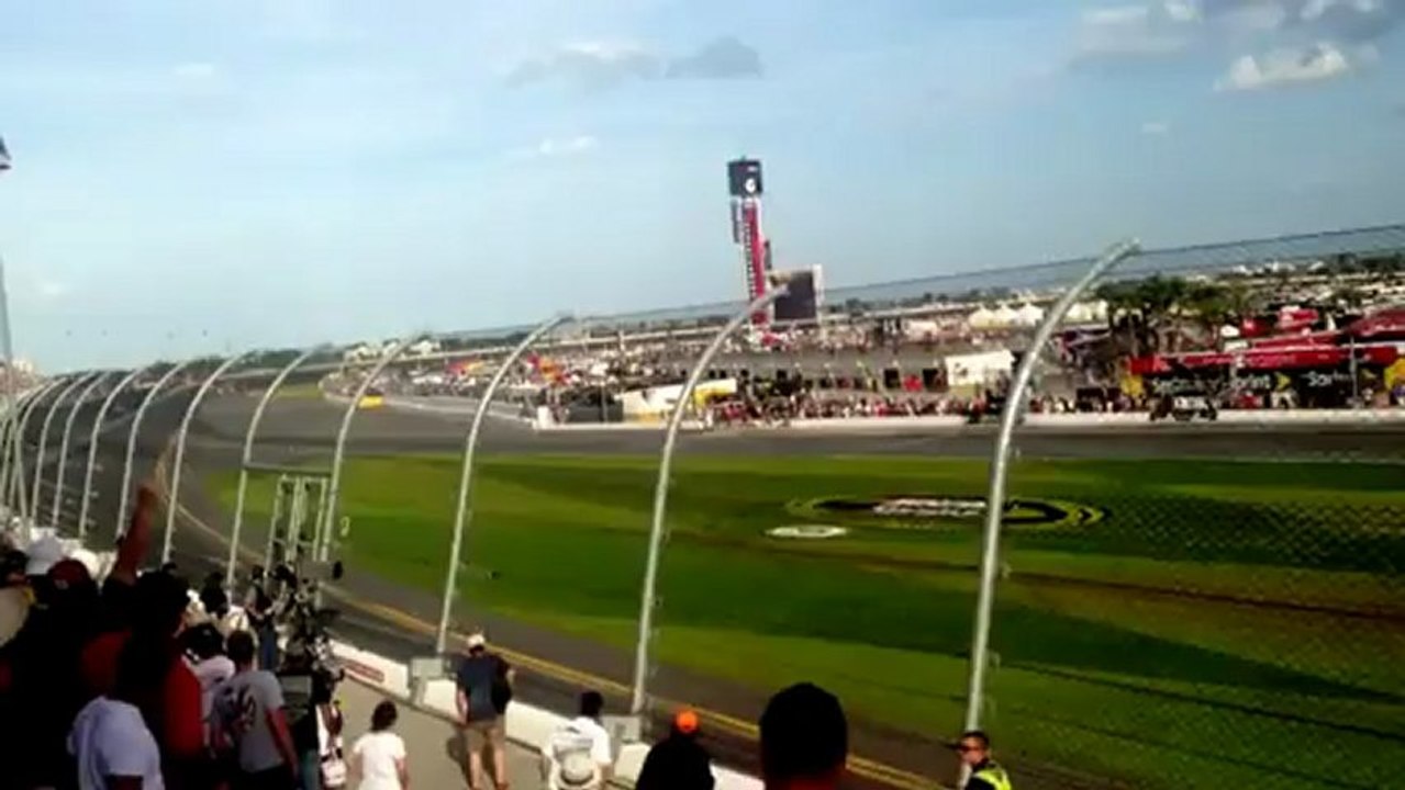 NASCAR Daytona 500 Crash - From the Stands, Fan-Made Video