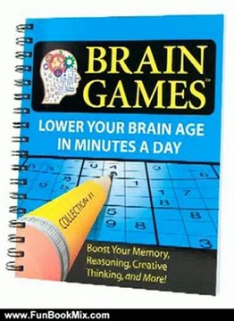 Fun Book Review: Brain Games #1: Lower Your Brain Age in Minutes a Day (Brain Games (Numbered)) by Editors of Publications International
