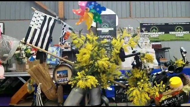 19 ème foulées bourgcomptoises 2013 avec Mario et son petit vélo