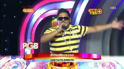 Oso Negro canta "Amo a quien me Ama" en PGB