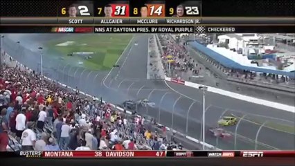 2013 Daytona Crash Kyle Larson