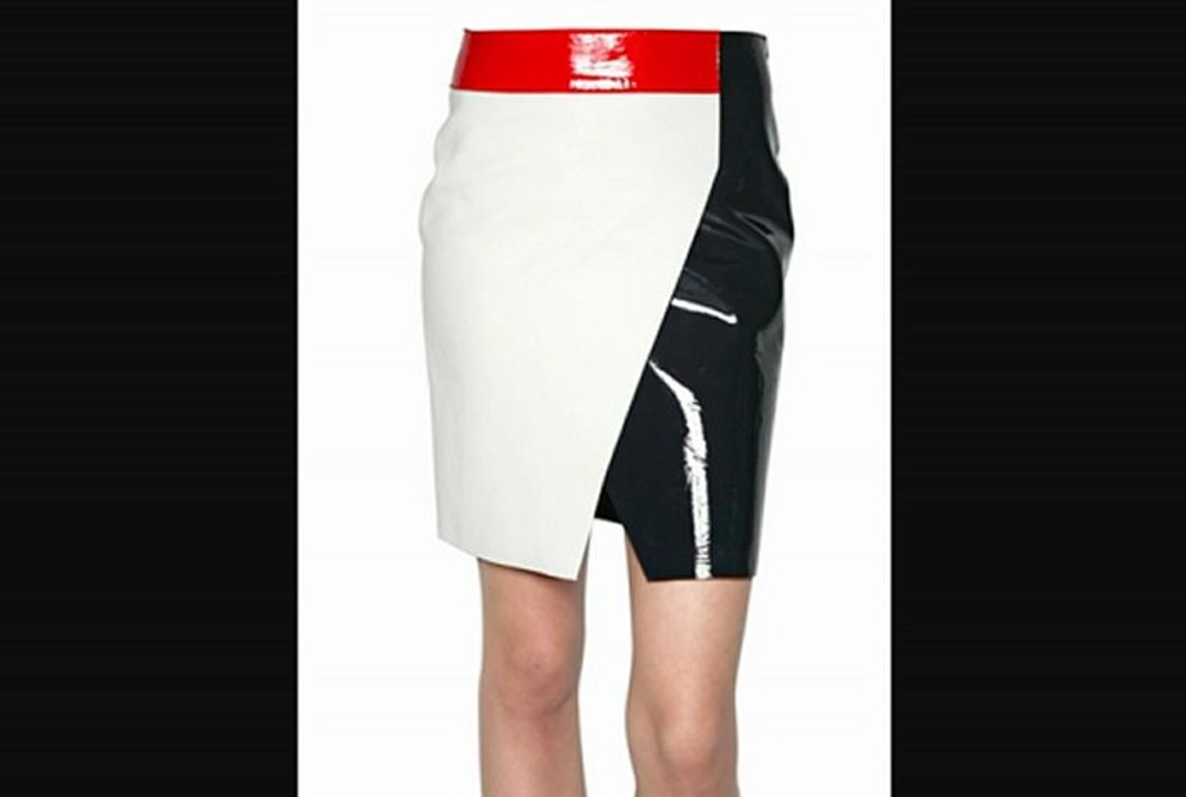 Felipe Oliveira Baptista  Patchwork Leather Skirt Uk Fashion Trends 2013 From Fashionjug.com