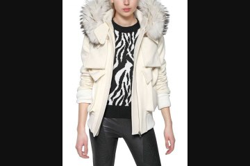 Felipe Oliveira Baptista  Raccoon Fur & Wool Cashmere Felt Parka Uk Fashion Trends 2013 From Fashionjug.com