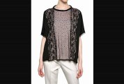 Valentino  Embroidered Silk Lace On Jersey Tshirt Uk Fashion Trends 2013 From Fashionjug.com
