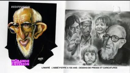 Un livre de caricatures en hommage à l'Abbé Pierre