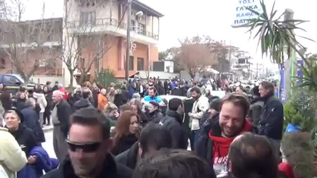 Συλλαλητήριο κατά της εξόρυξης χρυσού στις Σκουριές Χαλκιδική