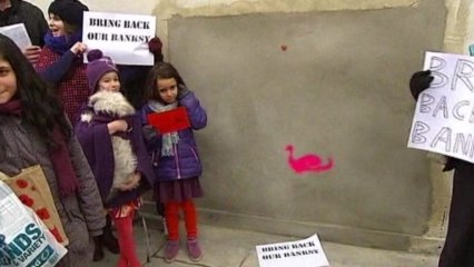 Taken Banksy is removed from sale in US