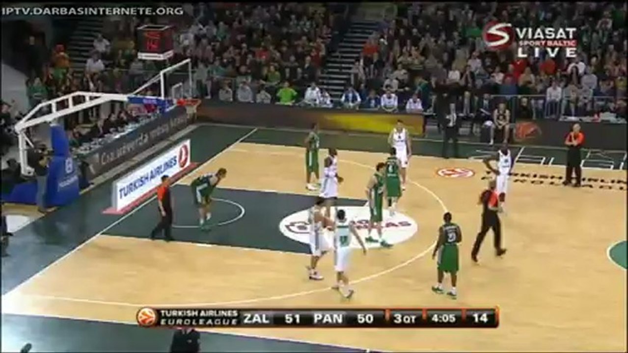 Eurolyga. Žalgiris - Panathinaikos 2013.02.21 3kelinys