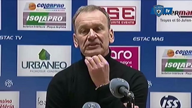 L1 / 2012-13 : Troyes 0-0 Bastia : Réaction de JM Furlan