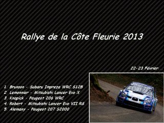 Rallye de la Côte Fleurie 2013