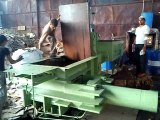 hydraulic scrap baling press- paper/plastic/metal