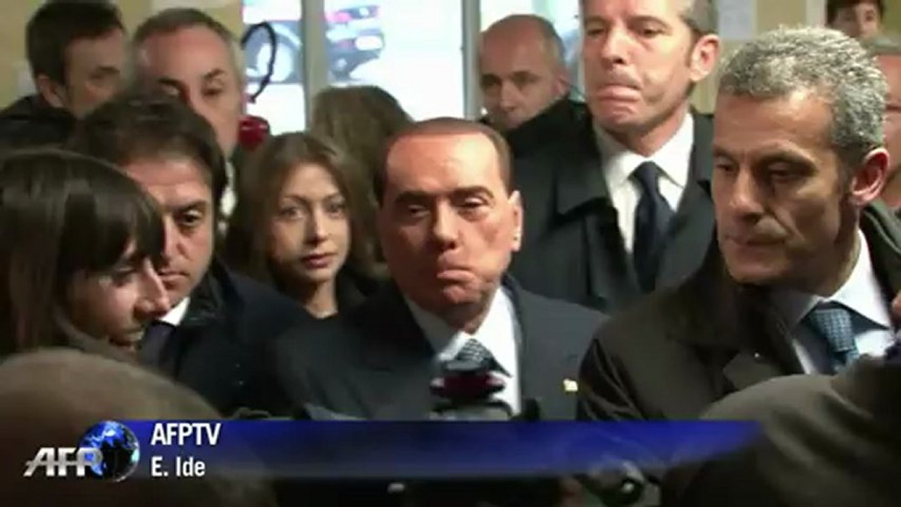 Elections en Italie: vote de Silvio Berlusconi