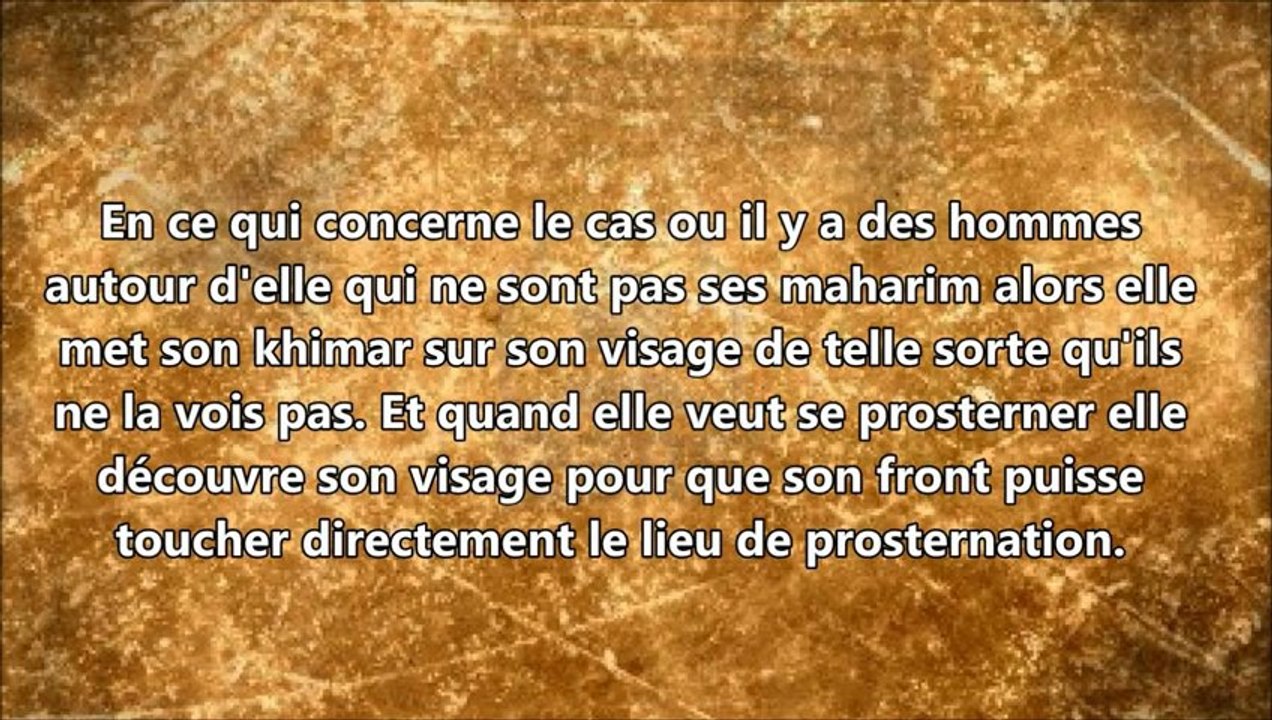 Le khimar durant la prière - cheikh al 'Utheymin