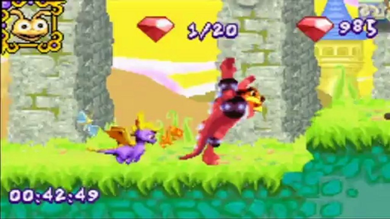 Spyro : Fusion - Château des dragons : Course aux gemmes