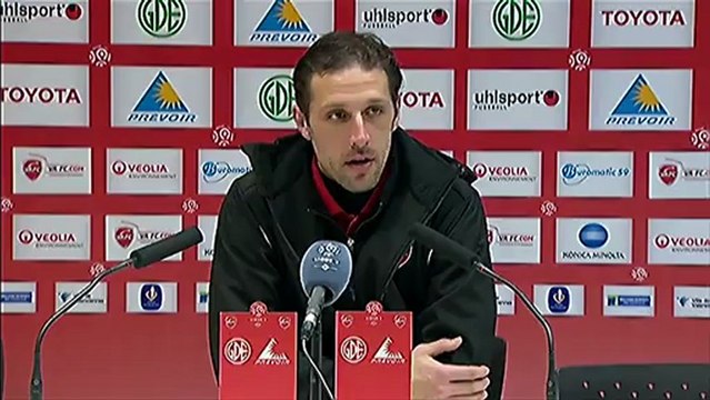 Conférence de presse Valenciennes FC - Toulouse FC : Daniel SANCHEZ (VAFC) - Alain CASANOVA (TFC) - saison 2012/2013