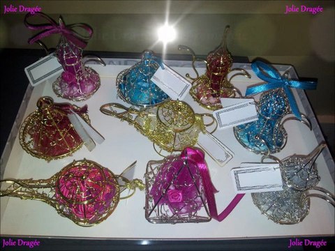 Contenants à dragées mariage par Jolie Dragée