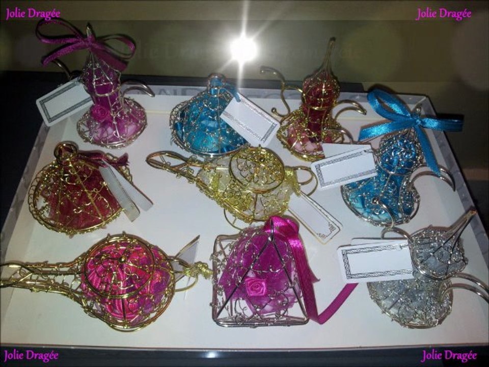 Contenants à dragées mariage par Jolie Dragée