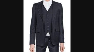 John Galliano  Wool Suiting Luciano Waistcoat Jacket Uk Fashion Trends 2013 From Fashionjug.com