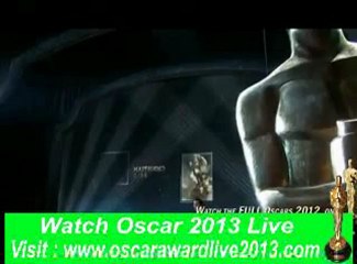 85th Academy Awards 2013 Live Stream ceremony