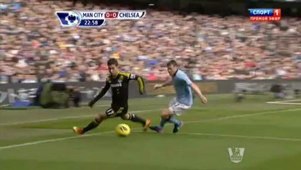 Чемпионат Англии 2012-13 / 27 тур / Манчестер Сити-Челси / 1 тайм / 24.02.2013
