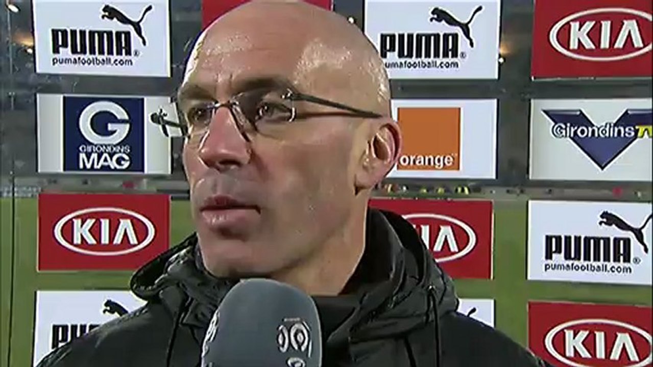 Interview de fin de match : Girondins de Bordeaux - Stade Brestois 29 - saison 2012/2013