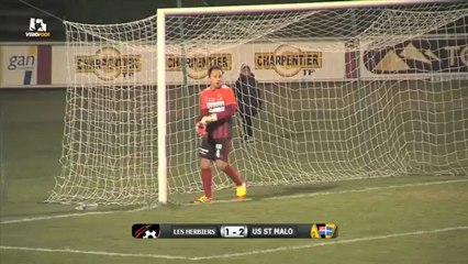 Les Herbiers 1 - 3 Saint Malo (23/02/2013)