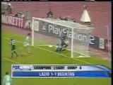 2003 (November 26) Lazio (Italy) 1-Besiktas (Turkey) 1 (Champions League)