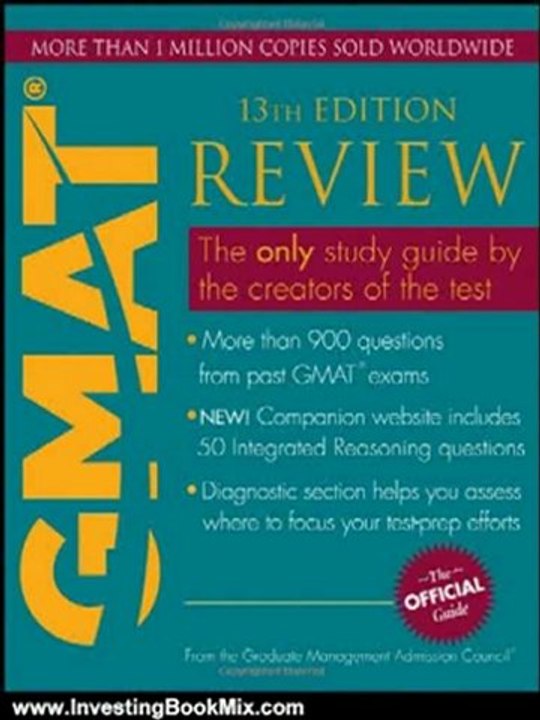 Investing Book Review: The Official Guide for GMAT Review by Graduate Management Admission Council (GMAC)