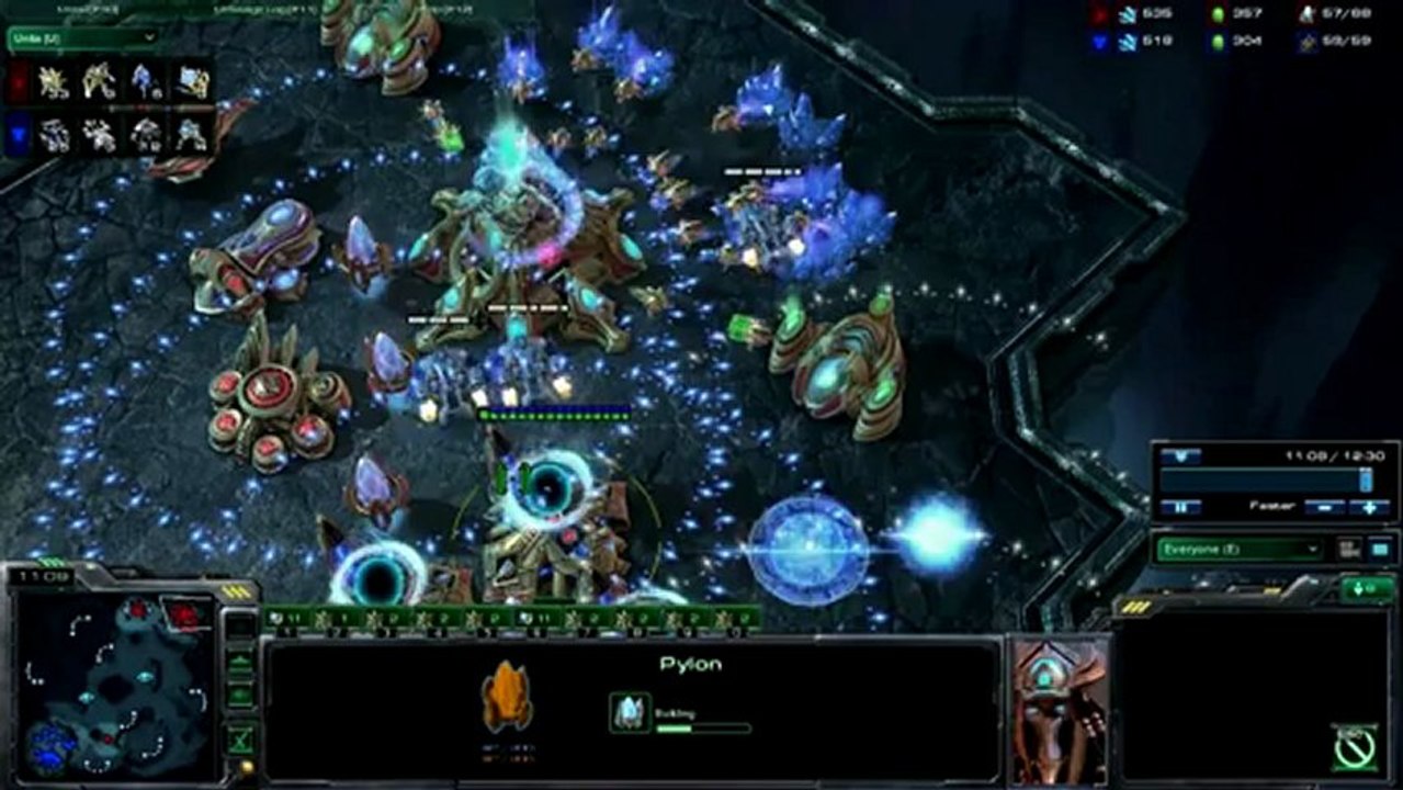 Starcraft 2 Replay - Starcraft 2 - Gameplay Terran vs Protoss