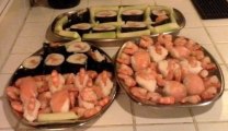 Les sushi et maki au saumon crevette et concombre (recette facile)