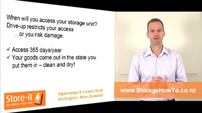 Wellington Self Storage Hints : Is Drive Up Access A Good Idea