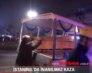 İstanbul'da inanılmaz kaza