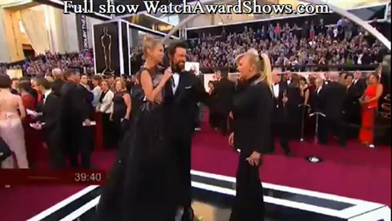 Hugh Jackman Academy Awards 2013 red carpet interview [HD]