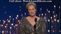 Meryl Streep makes fun of Jennifer Lawrence fall Academy Awards 2013 [HD]