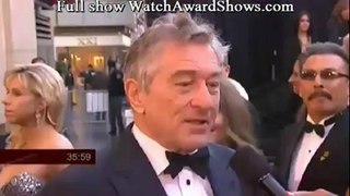 Robert DeNiro Academy Awards 2013 red carpet interview [HD]
