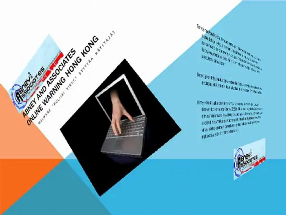 Abney and Associates Online Warning Hong Kong: Malware 'Poliisi Virus' syyttää käyttäjät